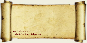 Gavrilo Starčević vizit kartica